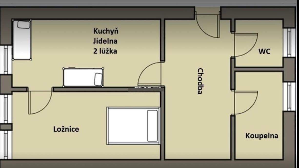 Apartman Aneta Nove Mesto Na Morave Zewnętrze zdjęcie